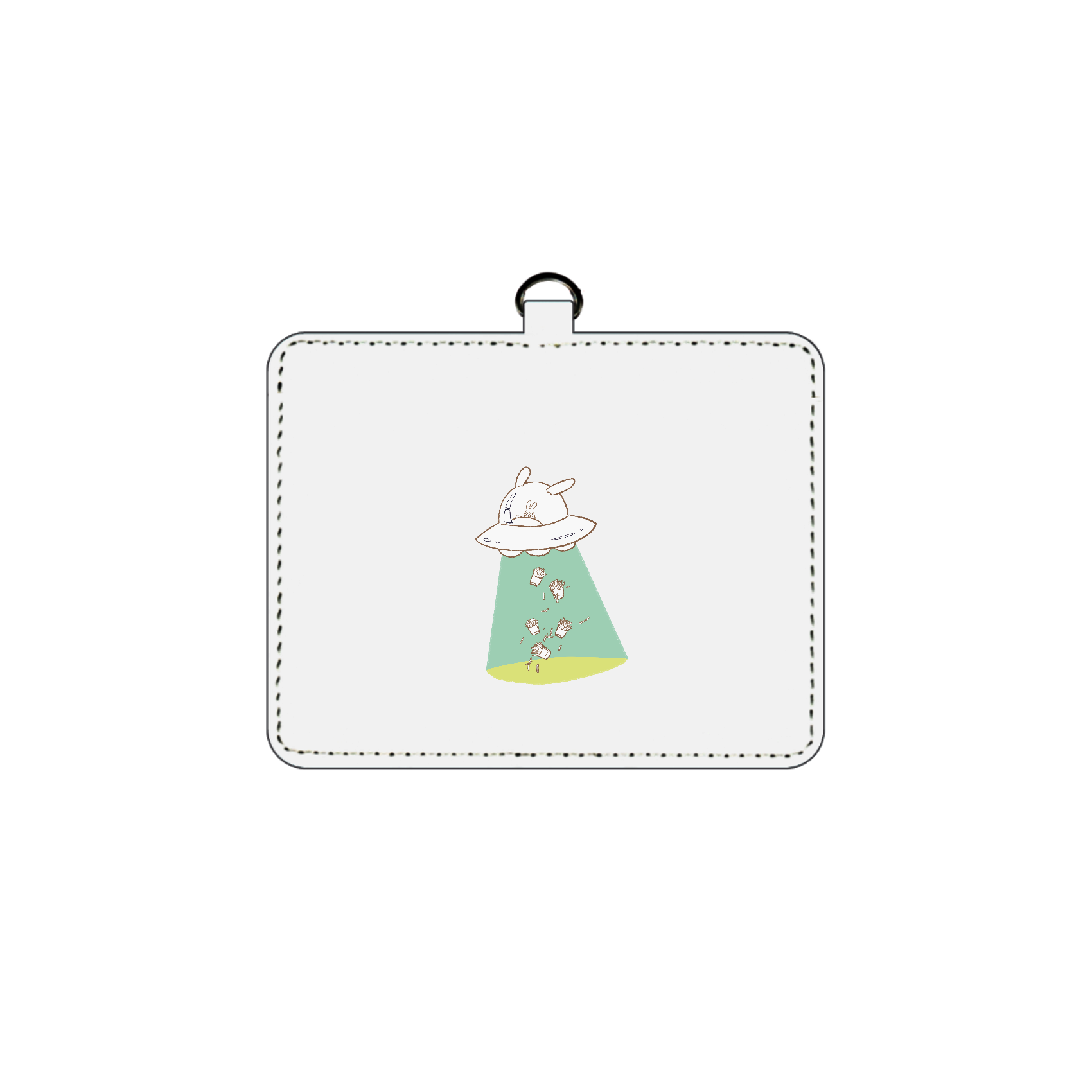 キャトるufoうさぎ 芋 シンプルパスケースの商品購入ページ オリジナルプリントグッズ販売のオリラボマーケット