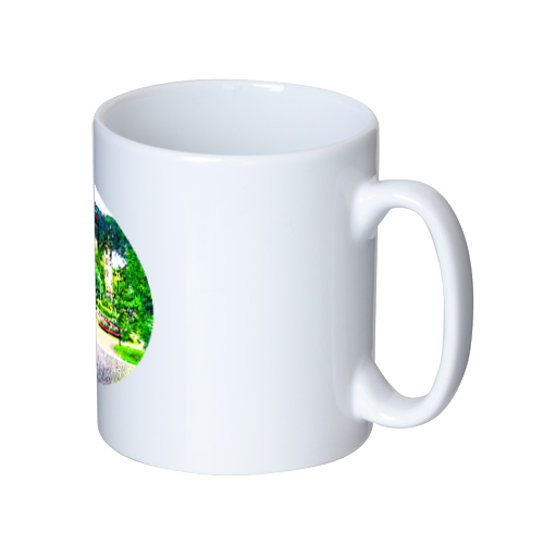 北欧の綺麗な公園とマグカップのコラボの商品購入ページ オリジナルプリントグッズ販売のオリラボマーケット