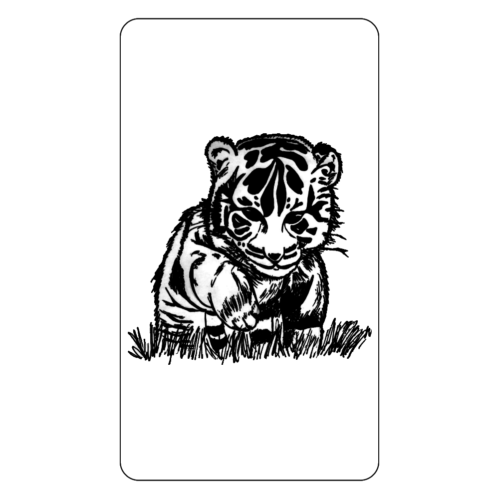 トラ ホワイトタイガー モノクロの商品購入ページ オリジナルプリントグッズ販売のオリラボマーケット