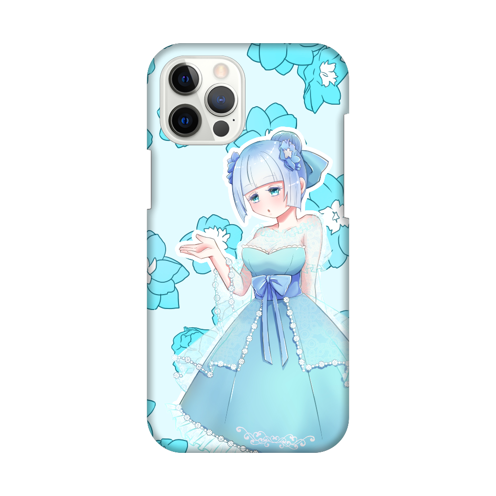 水色のデルフィニウムと少女のスマホケースの商品購入ページ オリジナルプリントグッズ販売のオリラボマーケット 水色のデルフィニウムと少女のスマホケースの商品購入ページ オリジナルプリントグッズ販売のオリラボマーケット