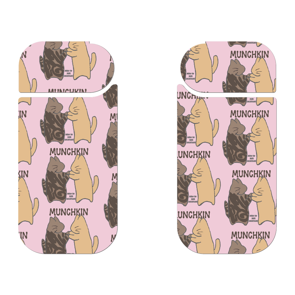 ねこのひげあつめ・ マンチカンさま２  ピンクパターン IQOSケース