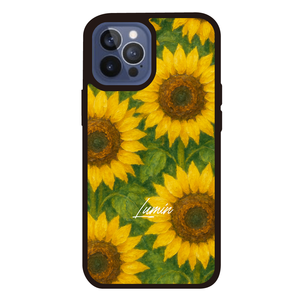 Lumin - Sunflower(ラバーケース) iPhone12ProMAXプリントパネルラバーケース