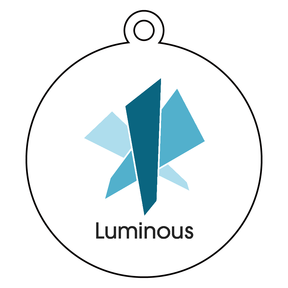 【Luminous】キーホルダー アクリルキーホルダー　丸型 (6cm)