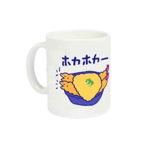 卵とじエビ天丼（２尾） 定番マグカップ