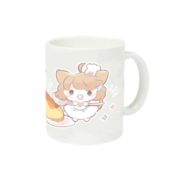 オムライスとさんぽへちゃん 定番マグカップ