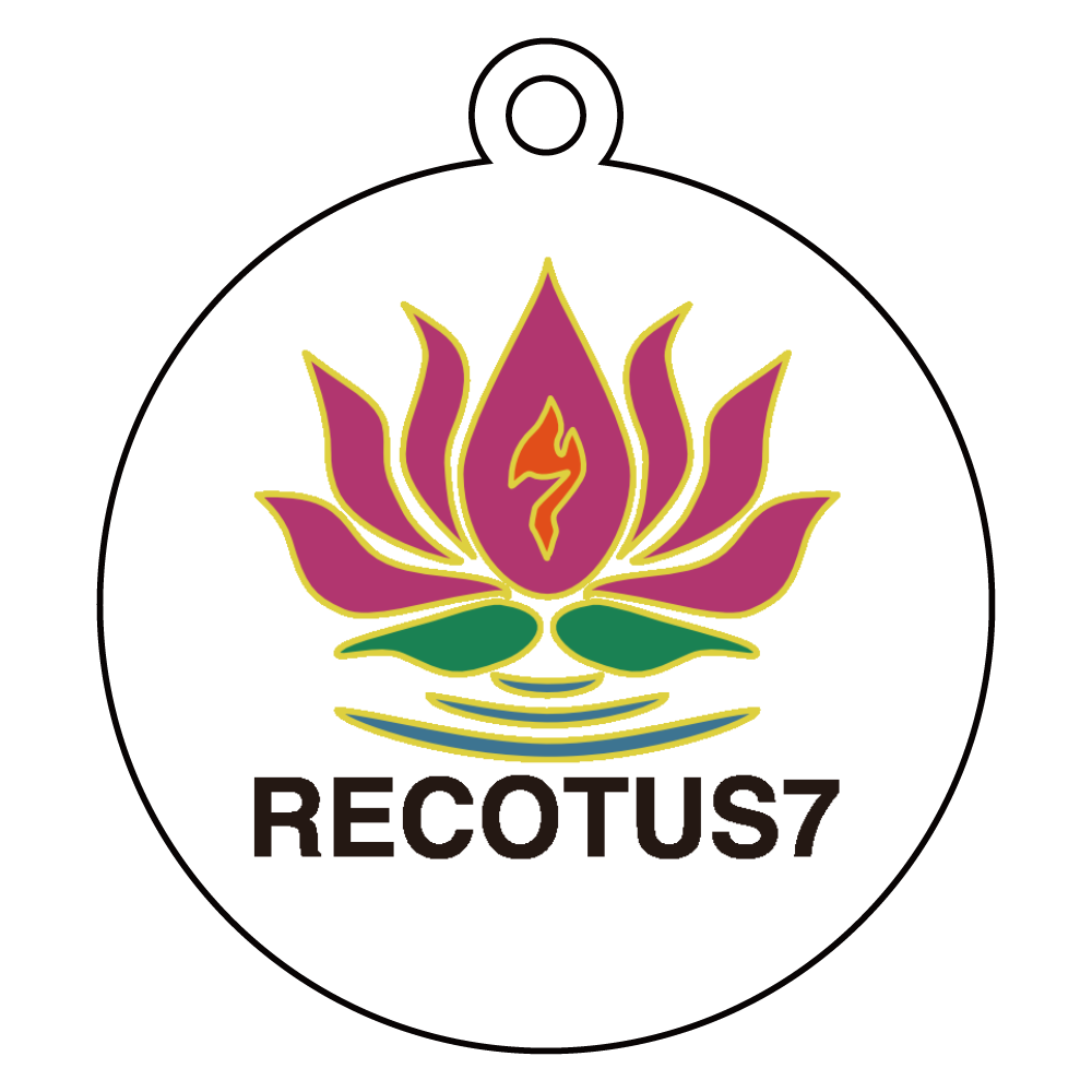 RECOTUS7 アクリルキーホルダー　丸型 (6cm)
