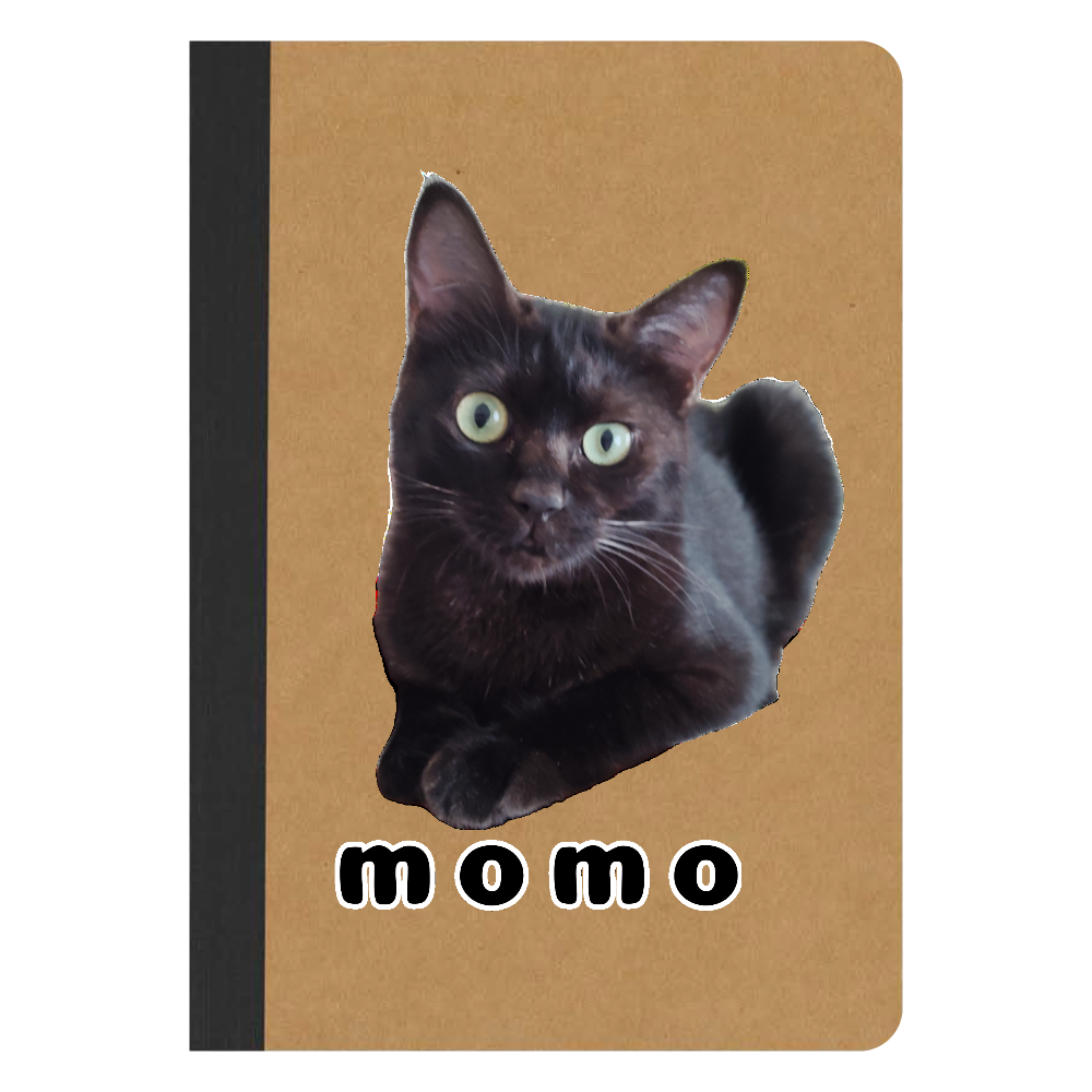 黒ねこももちゃん リサイクルノートA5