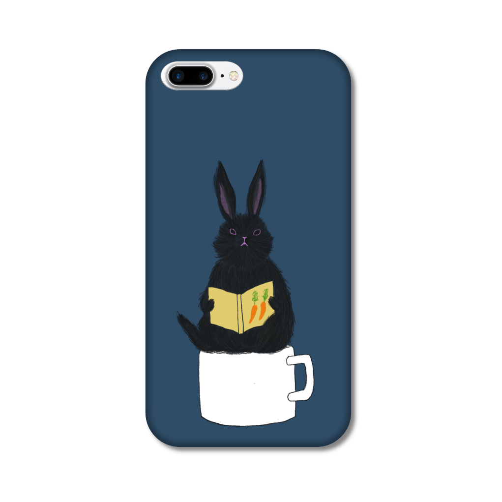 黒うさぎの読書 iPhone8Plus