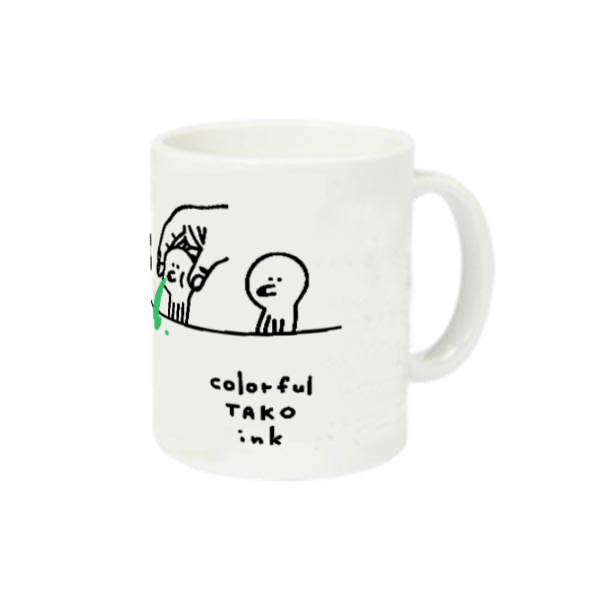 カラフルタコインク 定番マグカップ