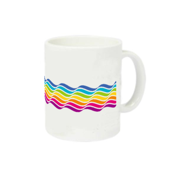 Rainbow wave・虹波  1 定番マグカップ