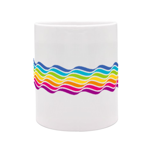 Rainbow wave・虹波  1 定番マグカップ