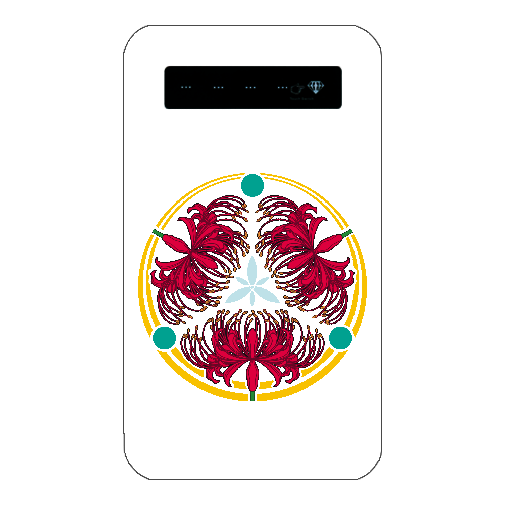 彼岸花の家紋 透 インジケータ有バッテリー4000mAh インジケータ有バッテリー4000mAh