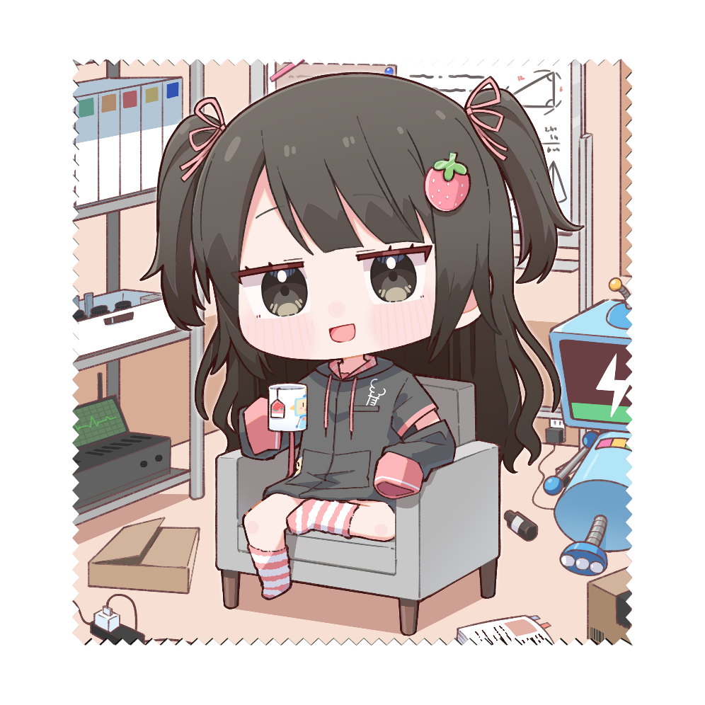 【オリラボ限定】天菜はかせさま メガネクロス マイクロファイバーメガネ拭き
