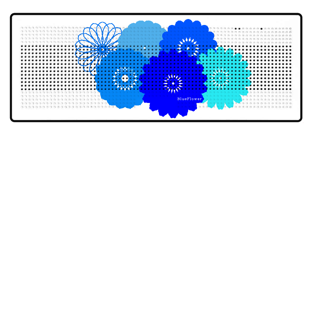 BlueFlower Bluetoothスピーカー 表のみプリント