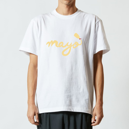 マヨネーズでmayo ハイクオリティーTシャツ