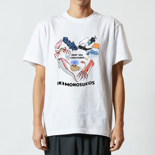 【大人】深海生物　 ハイクオリティーTシャツ