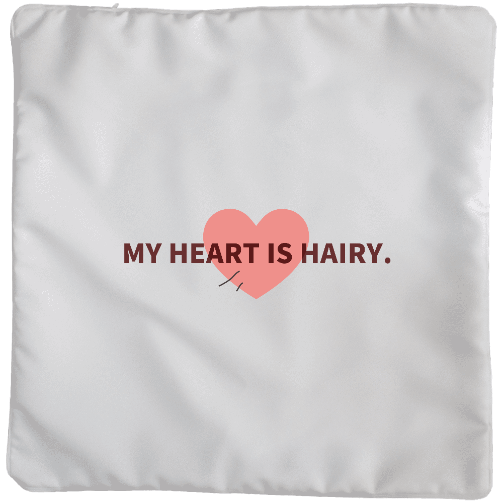 ハート 毛 クッションカバー 大 カバーのみの商品購入ページ オリジナルプリントグッズ販売のオリラボマーケット