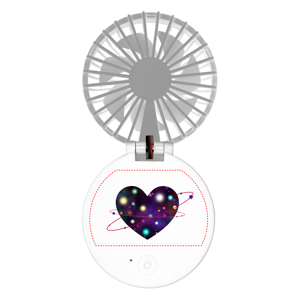 ハート 宇宙 ポータブルファンの商品購入ページ オリジナルプリントグッズ販売のオリラボマーケット