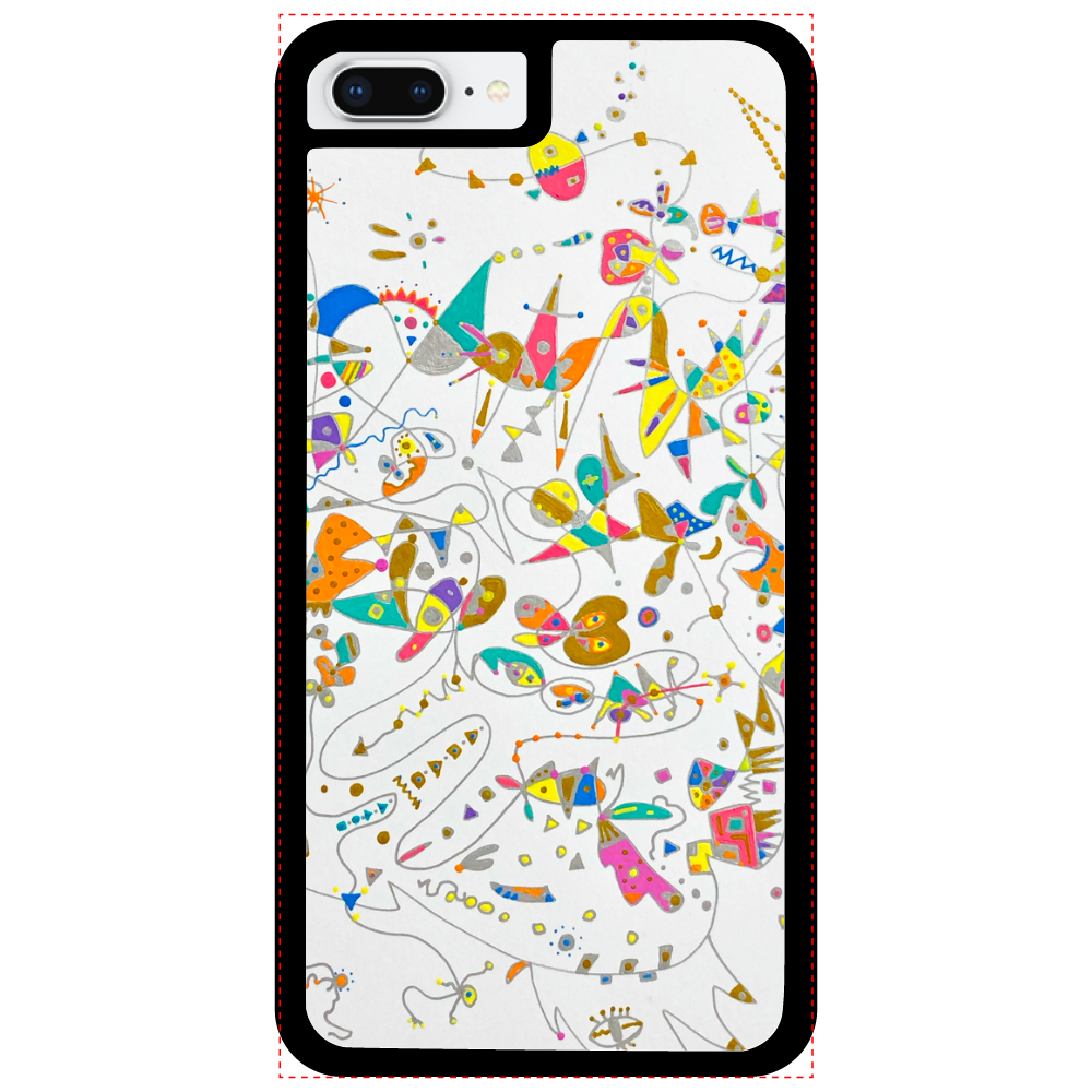 ぶちょうイラスト ロゴなし 強化ガラスタイプ スマホケース の商品購入ページ オリジナルプリントグッズ販売のオリラボマーケット