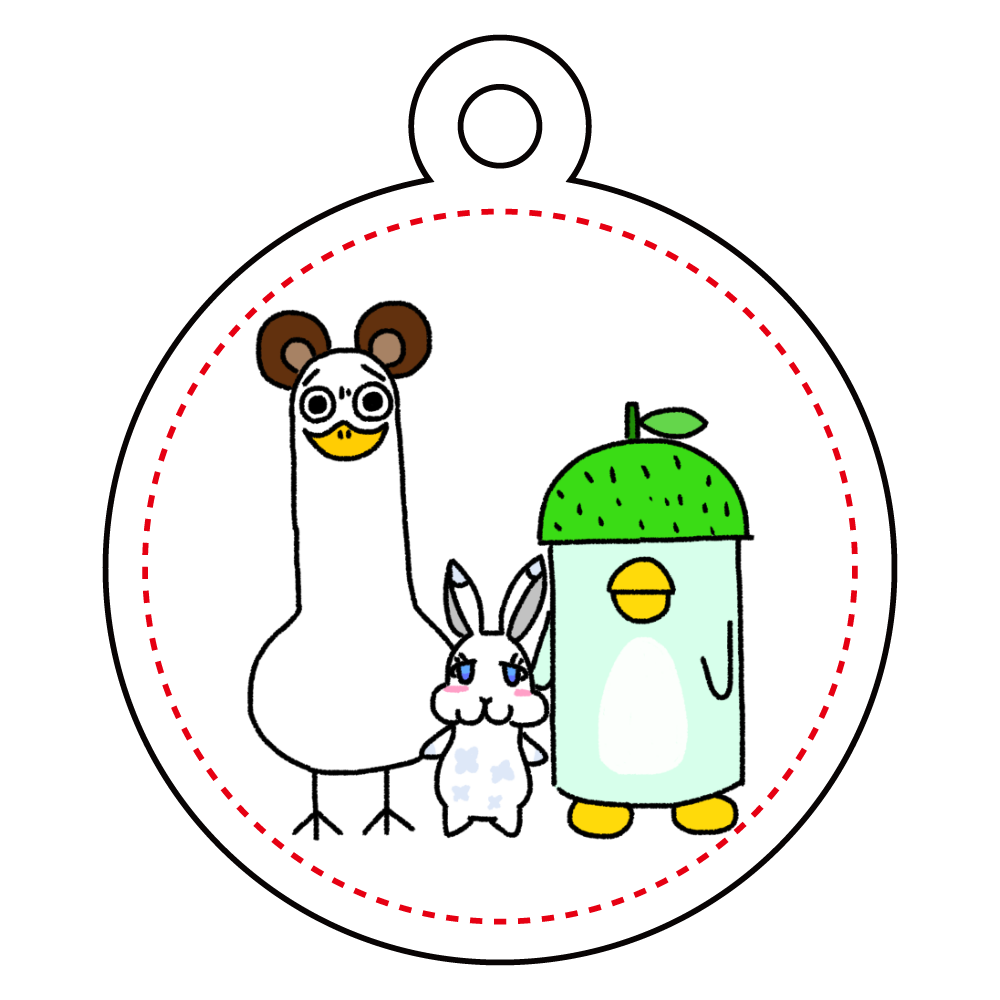 アクリルキーホルダー 丸型 4cm の作品一覧 販売中