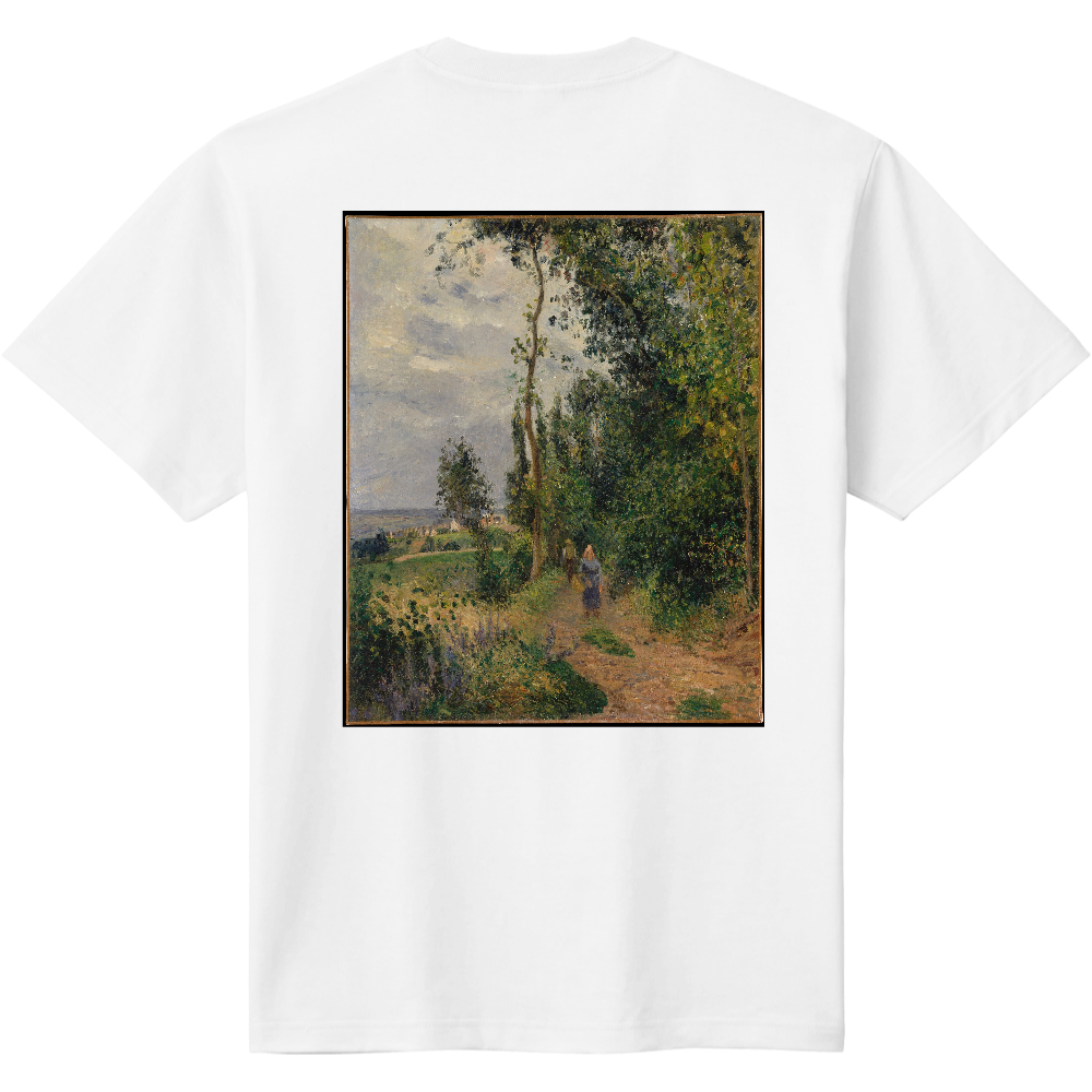 絵画 シャツ コート デ グルエットポントワーズ近郊 バックプリントtシャツ メンズ レディースの商品購入ページ オリジナルプリントグッズ販売のオリラボマーケット