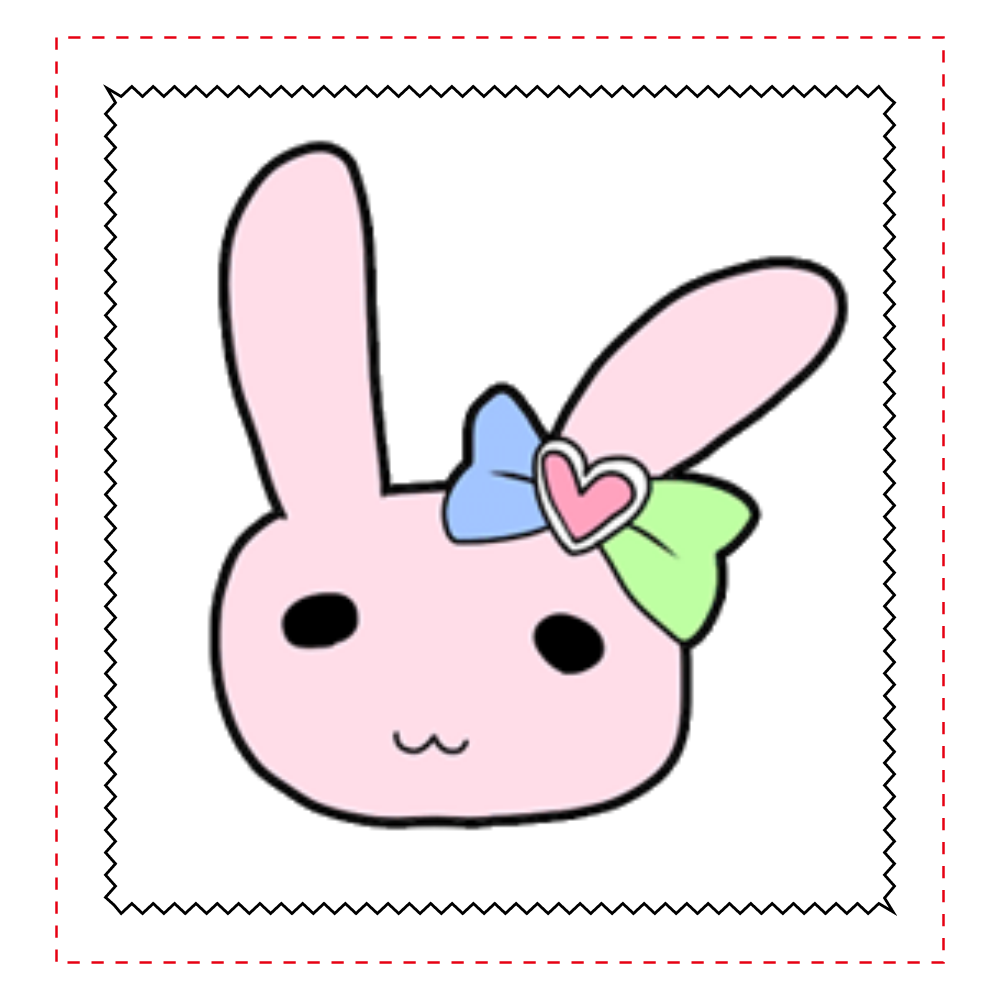 ゆるうさぎ柄の商品購入ページ オリジナルプリントグッズ販売のオリラボマーケット