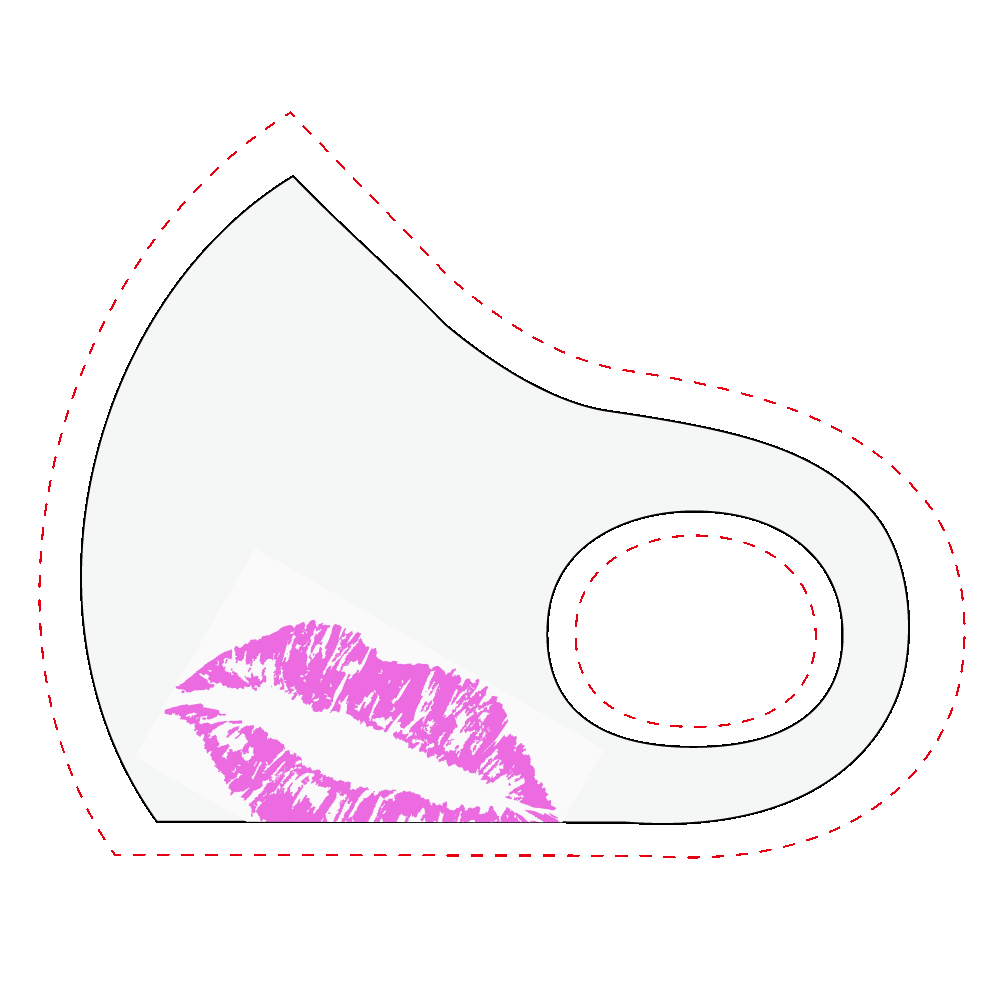 キスマースマスク ピンク の商品購入ページ オリジナルプリントグッズ販売のオリラボマーケット