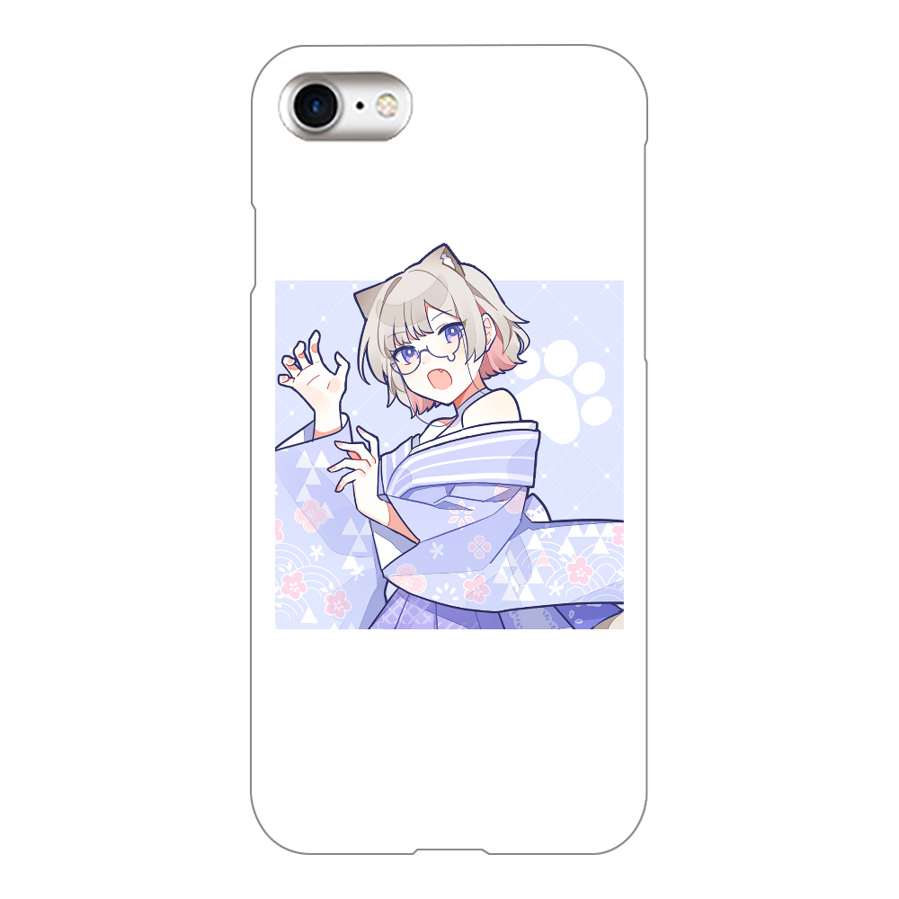 Iphone7 透明 ねこ スマホケース オリジナルスマホケース グッズ作成 プリントのスマホケースラボ