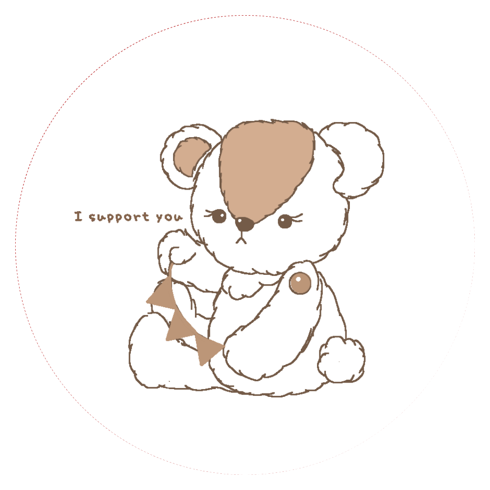 シトラステディベアサンデーイラストtシャツの商品購入ページ オリジナルプリントグッズ販売のオリラボマーケット