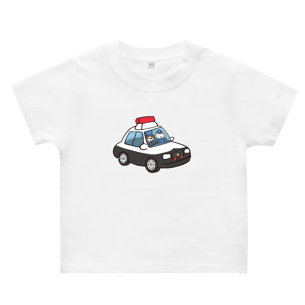 のりものいっぱい パトカーの商品購入ページ オリジナルプリントグッズ販売のオリラボマーケット