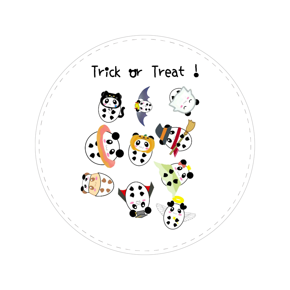 ぱんたま ハロウィンverの商品購入ページ オリジナルプリントグッズ販売のオリラボマーケット