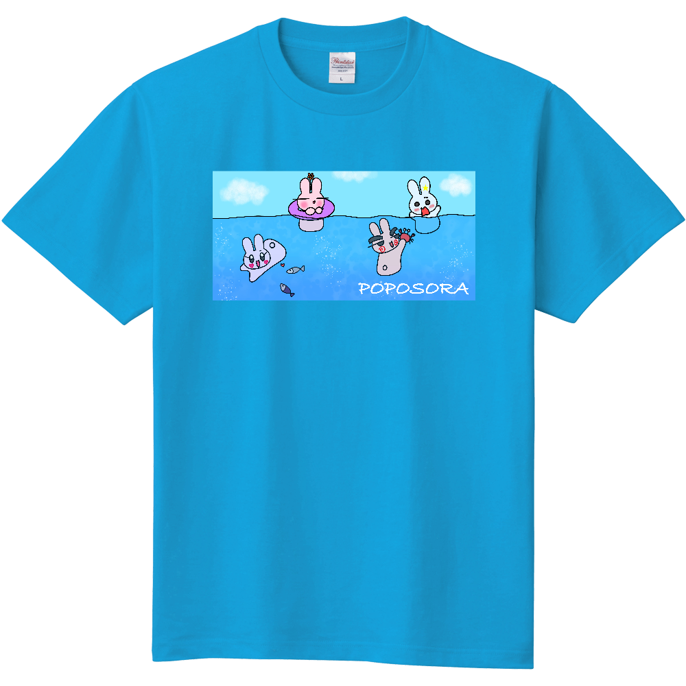 ポポそら海水浴Tシャツ