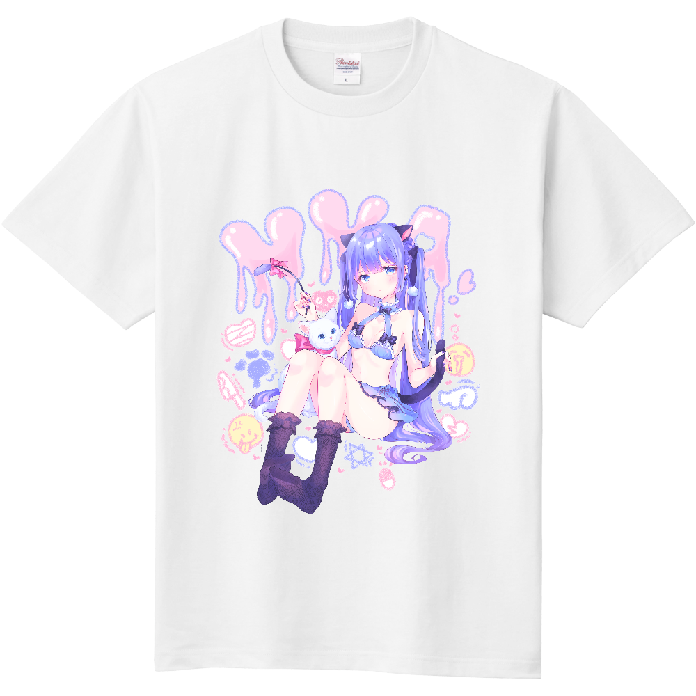ゆめかわクロネコちゃん 裏ﾃﾞｻﾞｲﾝ有 の商品購入ページ オリジナルプリントグッズ販売のオリラボマーケット