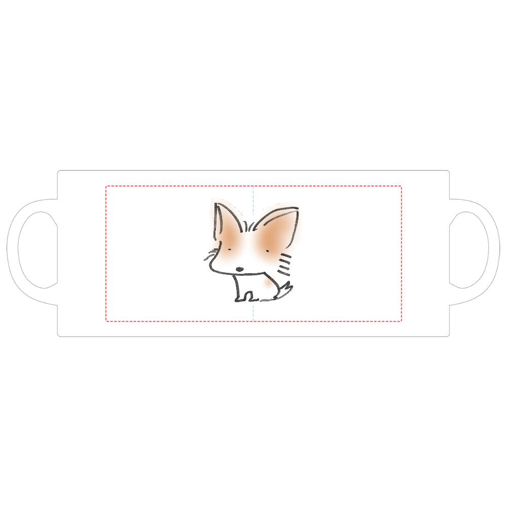 ゆるっとわんこ パピヨン ふちなし の商品購入ページ オリジナルプリントグッズ販売のオリラボマーケット