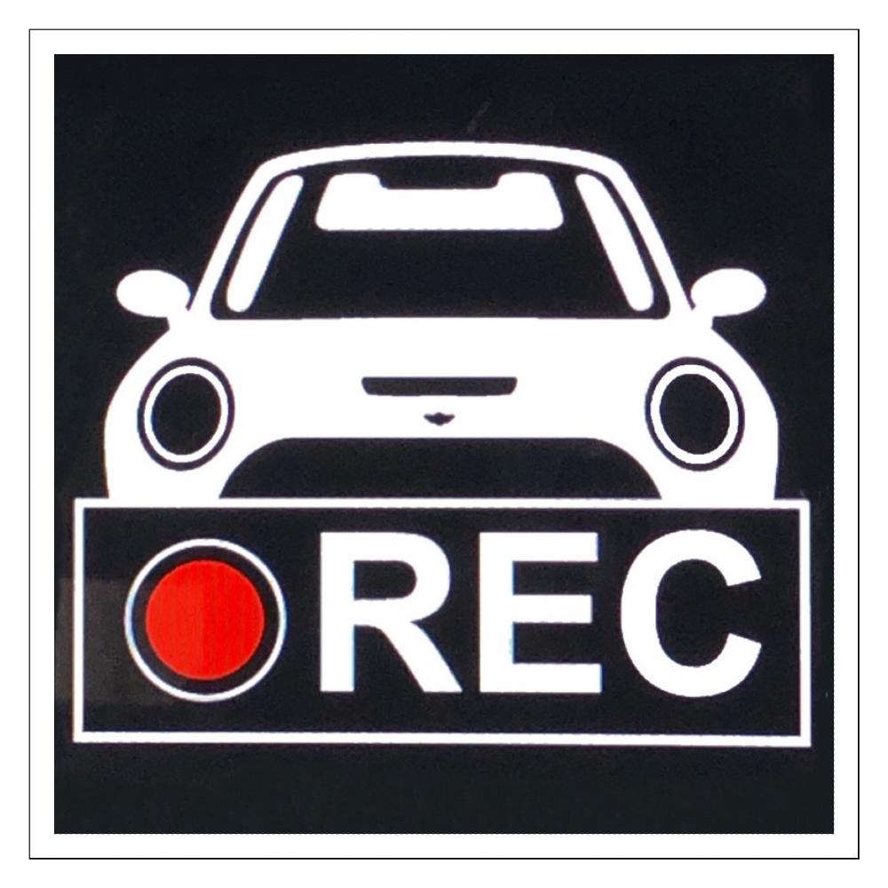 ミニクーパー 風 録画中 ステッカーの商品購入ページ オリジナルプリントグッズ販売のオリラボマーケット