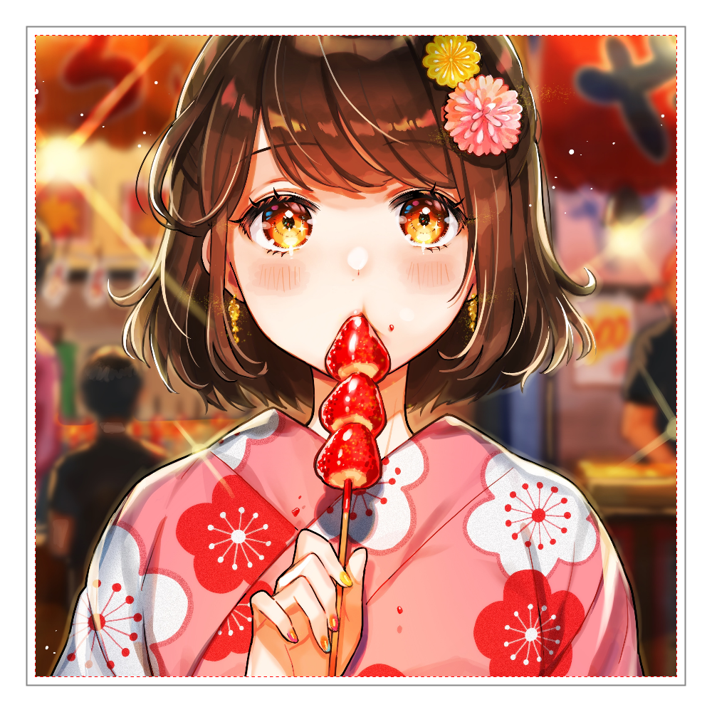 いちご飴の商品購入ページ オリジナルプリントグッズ販売のオリラボマーケット