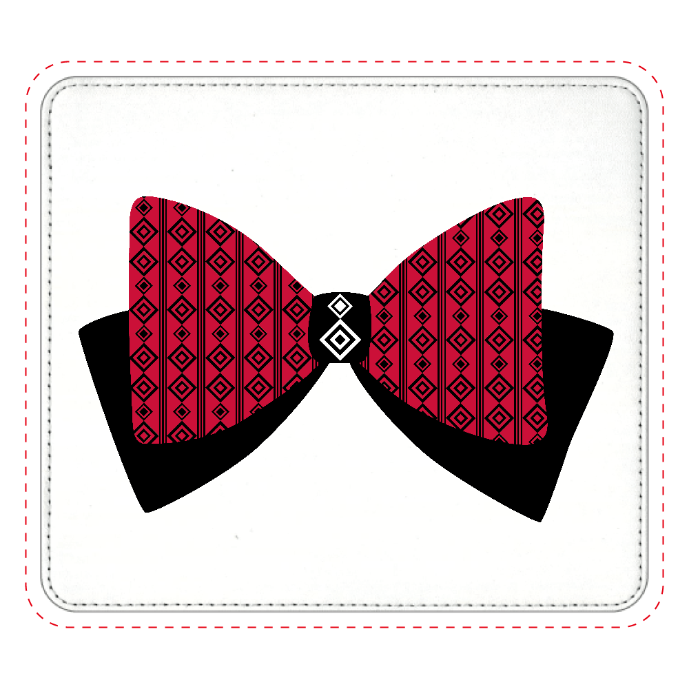 和モダン柄 釘抜繋ぎ風リボン 甘辛 紅色の商品購入ページ オリジナルプリントグッズ販売のオリラボマーケット