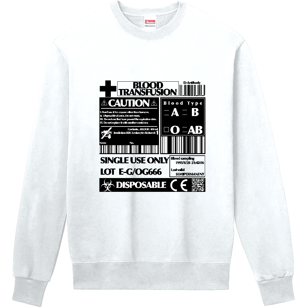 輸血パック 地雷系の商品購入ページ オリジナルプリントグッズ販売のオリラボマーケット