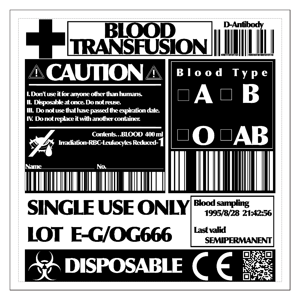 輸血パック 地雷系の商品購入ページ オリジナルプリントグッズ販売のオリラボマーケット