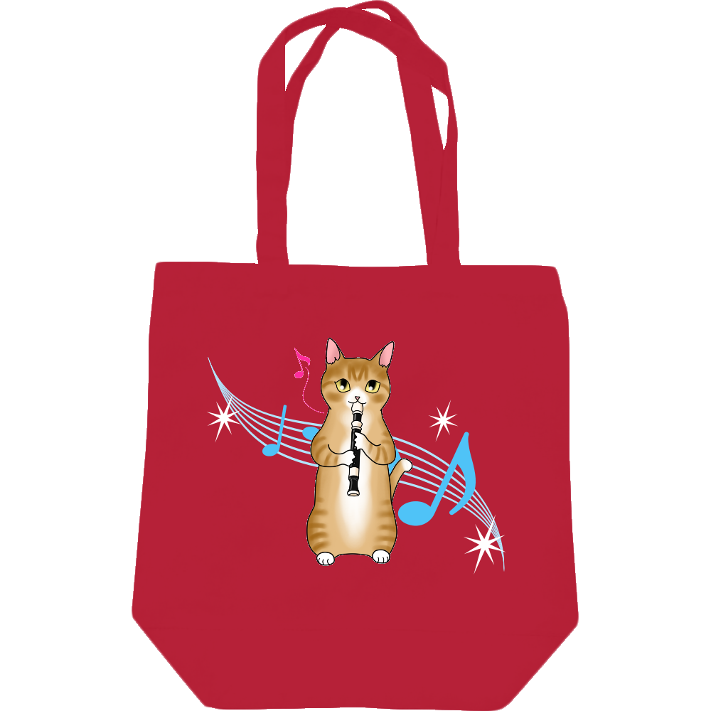  リコーダーを吹く猫