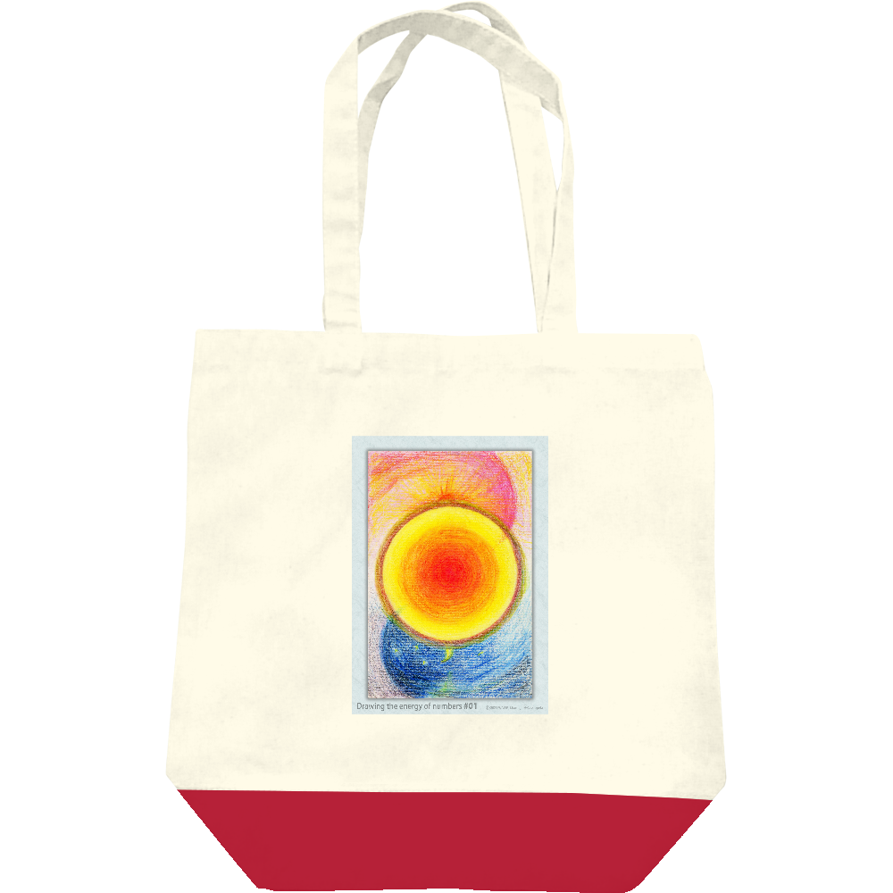  数のエネルギー #01【始まる】 レギュラーキャンバストートバック(M）《9色》