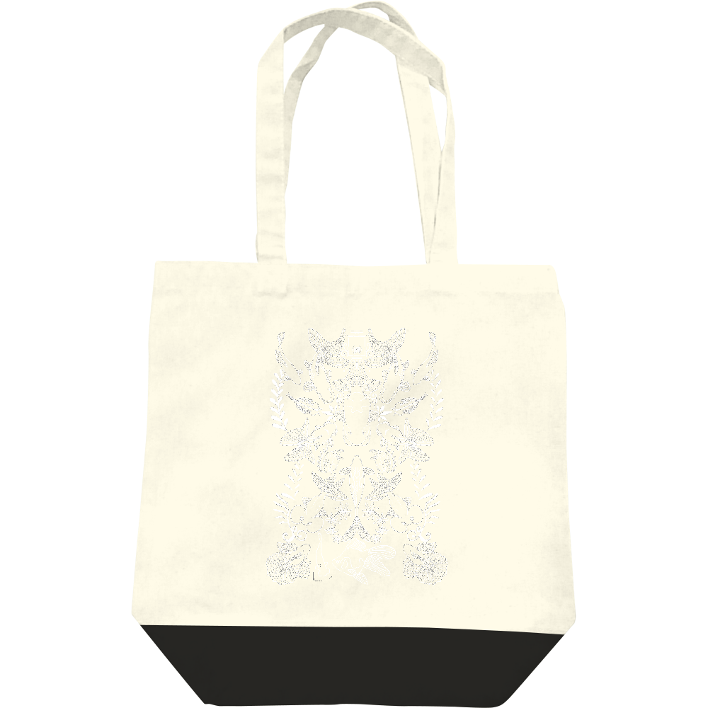  金魚たちのシルエット(白の線画)