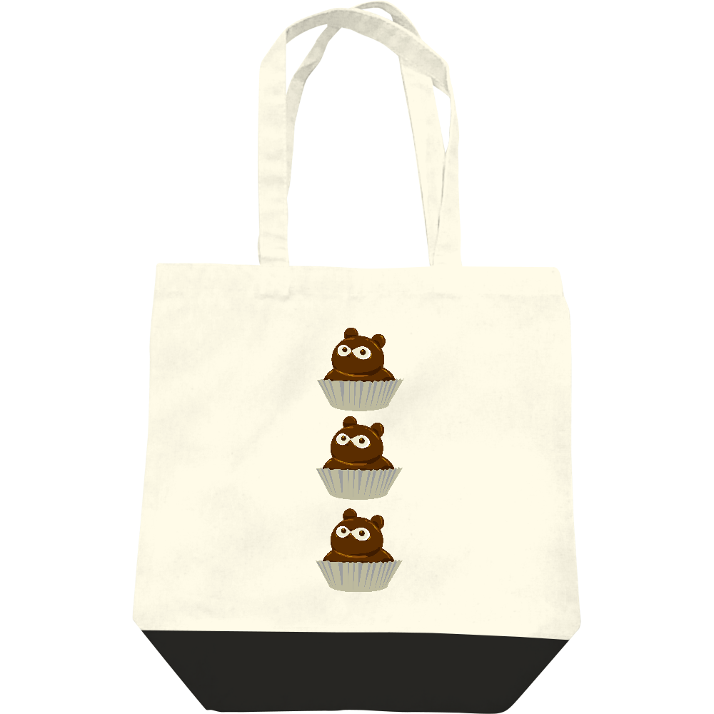  たぬきケーキ（たてみっつ）