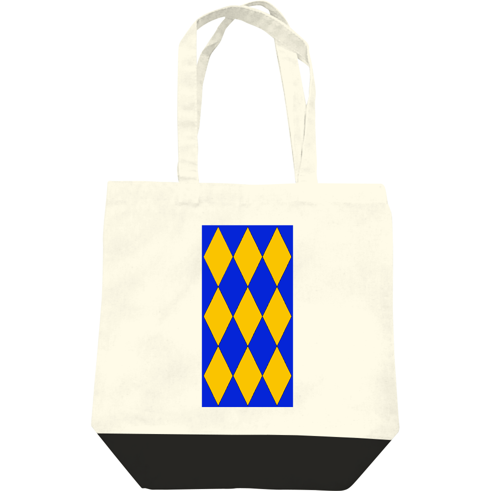  ダイヤ柄（ブルー&イエロー）