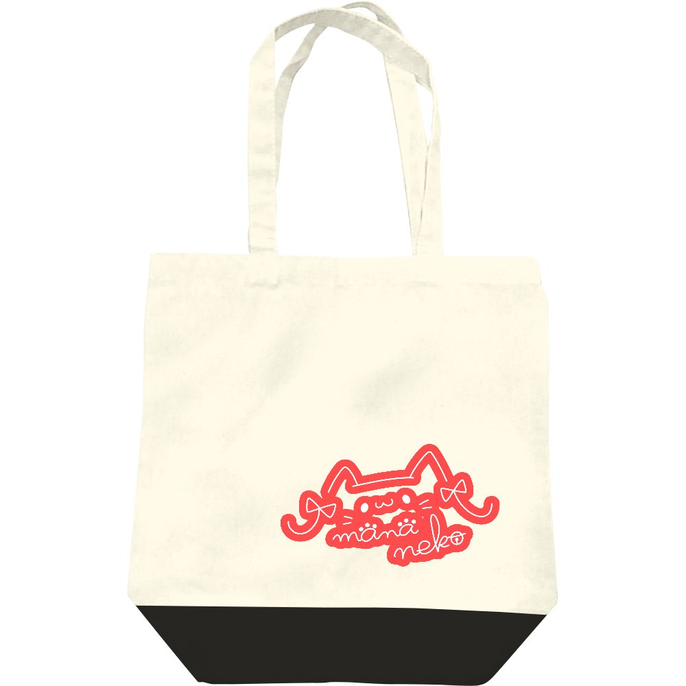  まなネコサイン①赤