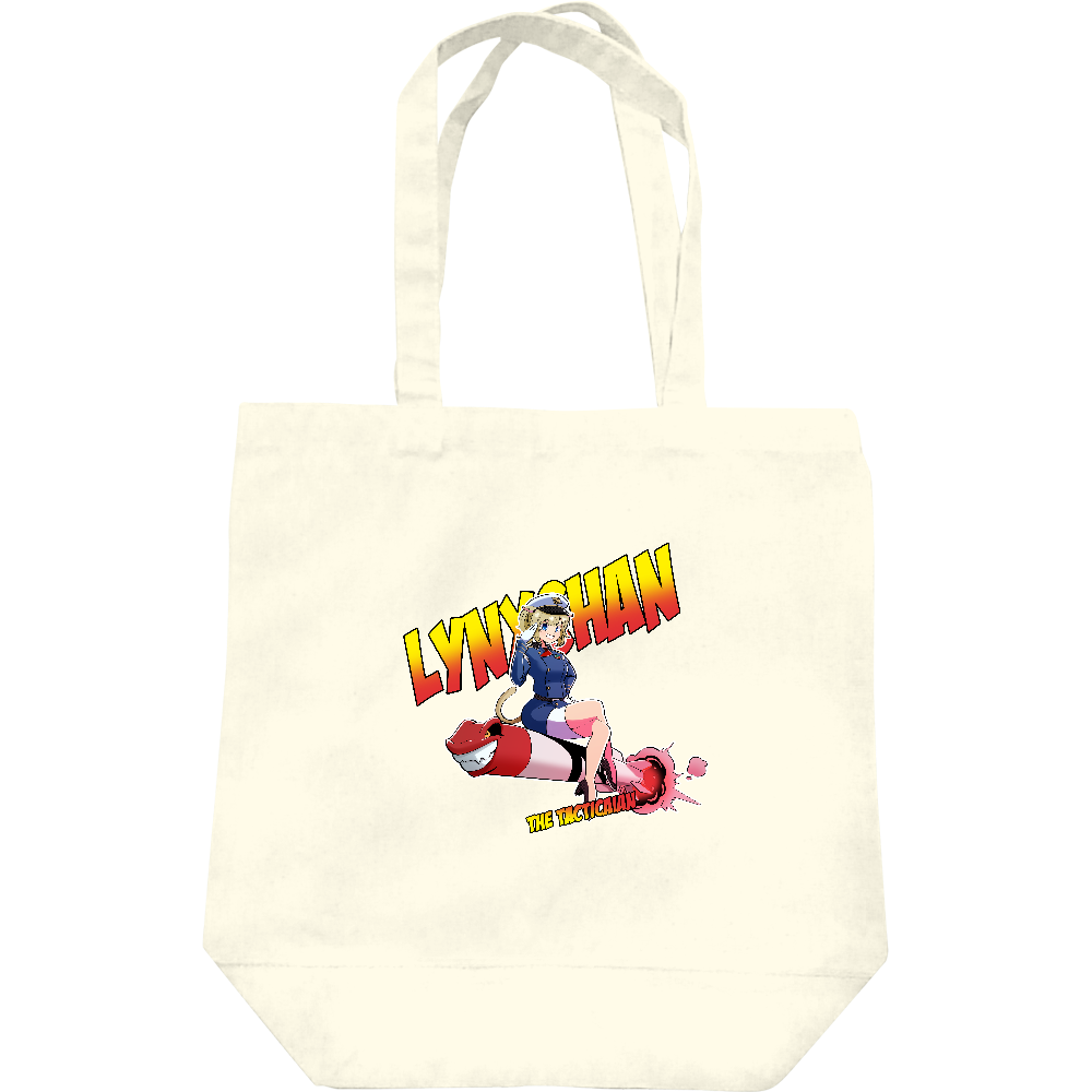  りんくすちゃん　ノーズアート風トートバッグ