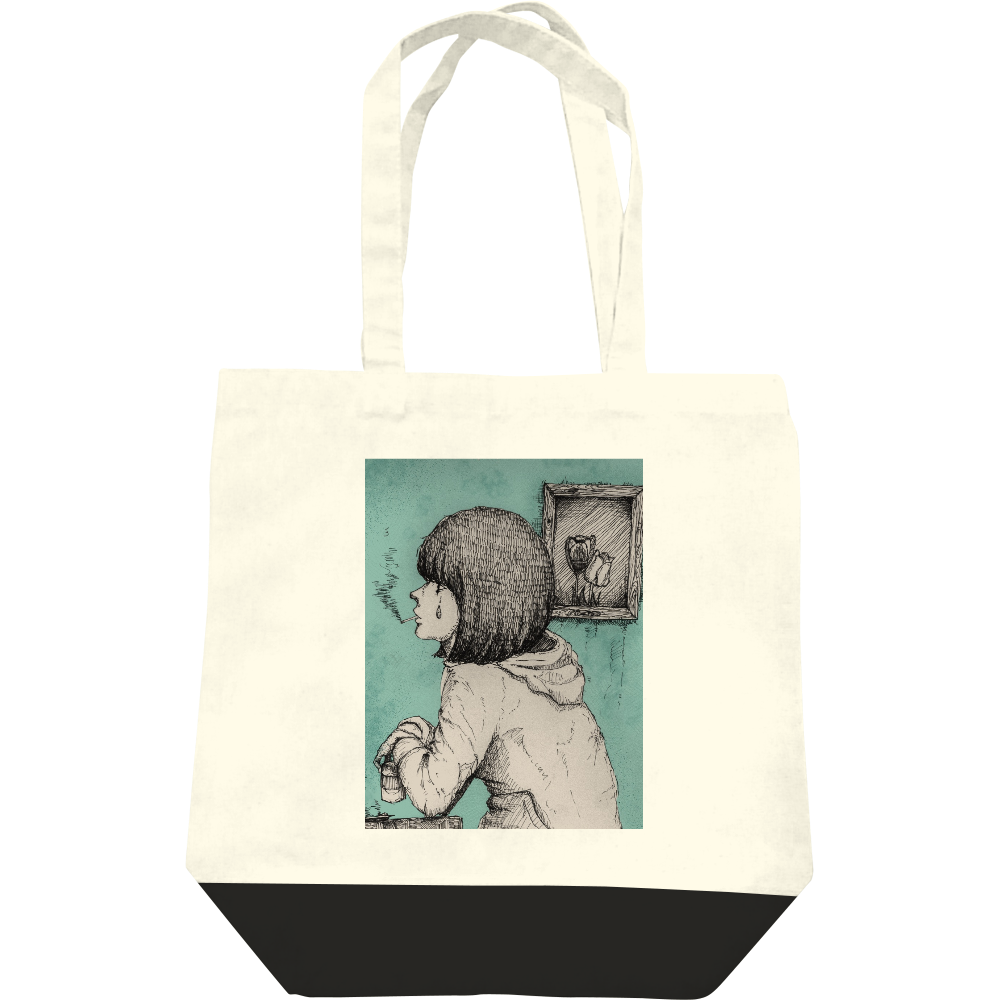  黄昏れる女の子