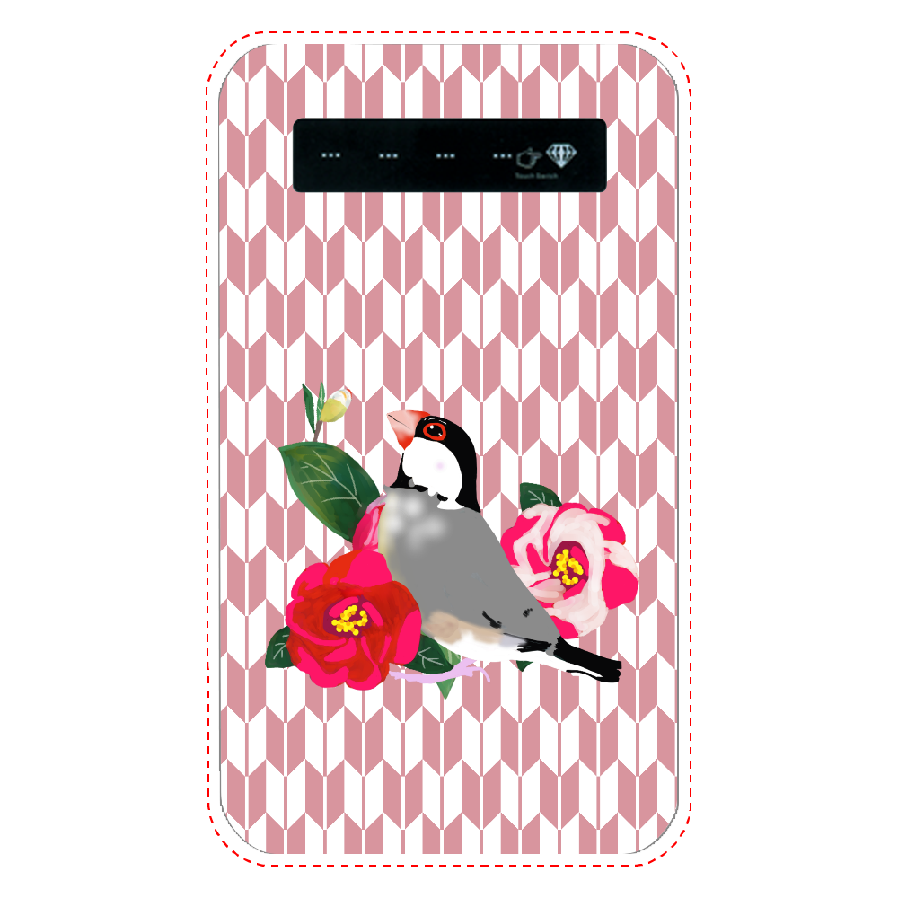 桜文鳥と椿の商品購入ページ オリジナルプリントグッズ販売のオリラボマーケット