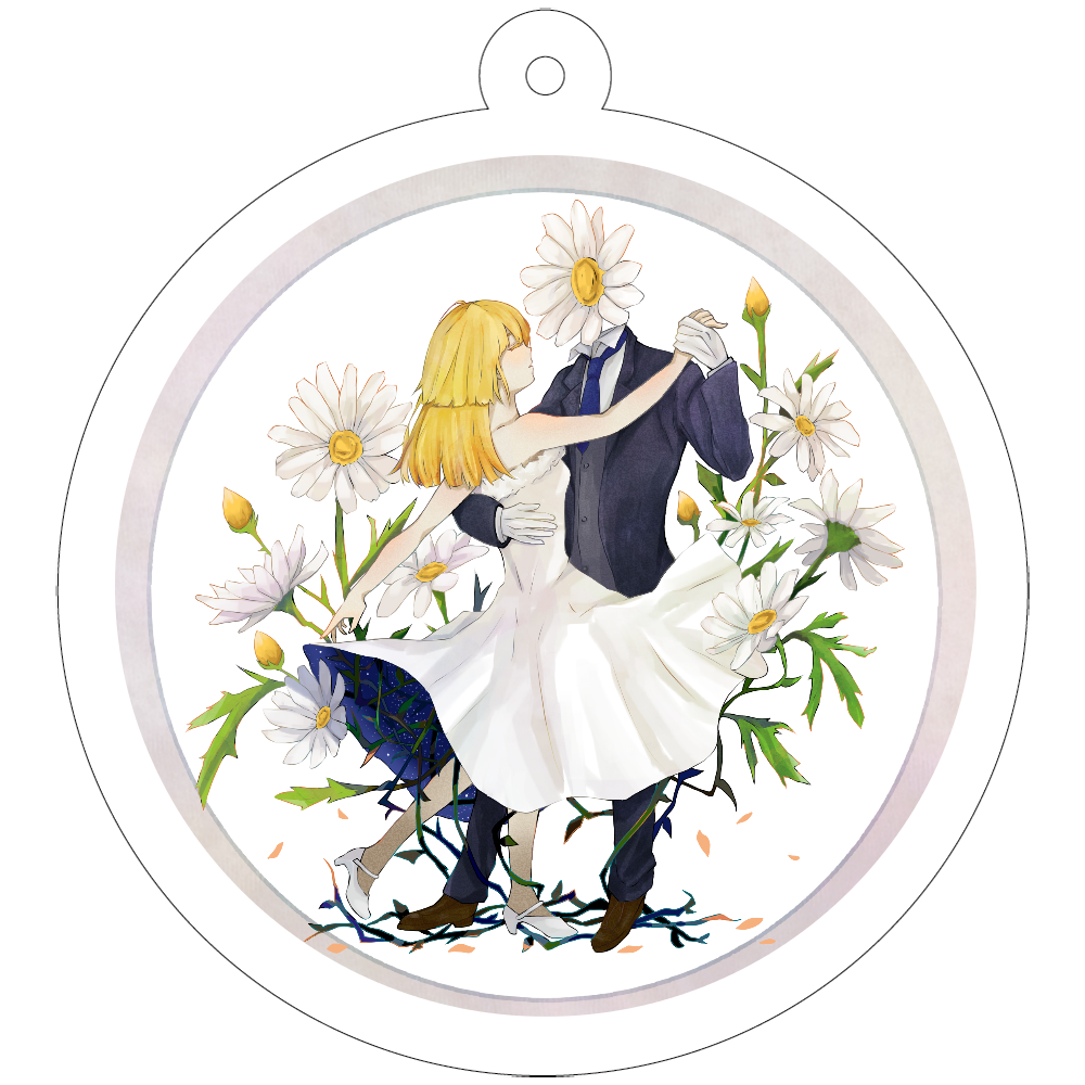 異形頭とのダンスアクリルキーホルダーの商品購入ページ オリジナルプリントグッズ販売のオリラボマーケット