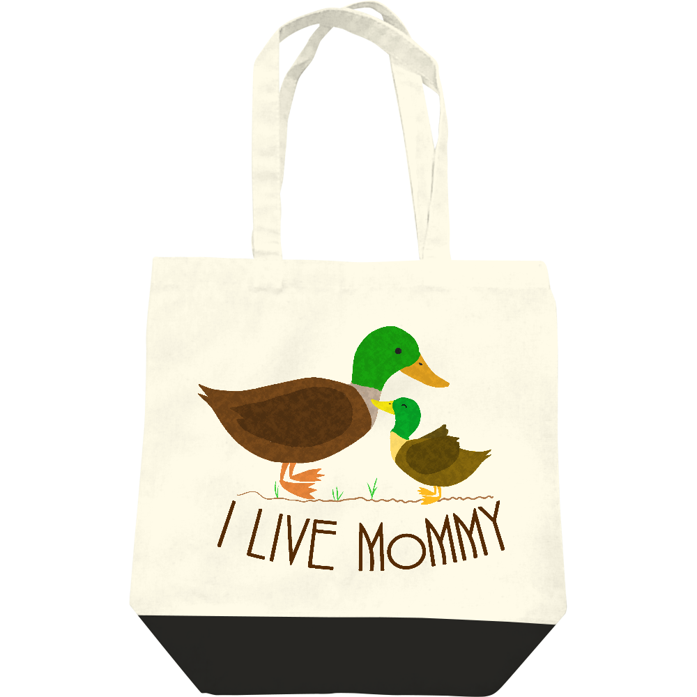 カルガモの親子のイラストの商品購入ページ オリジナルプリントグッズ販売のオリラボマーケット